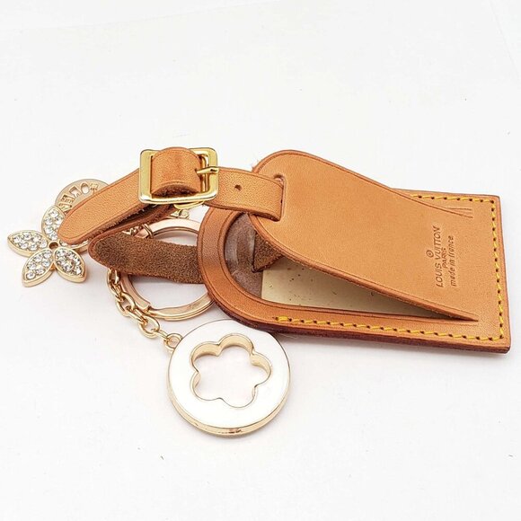Authentic Louis Vuitton Luggage tag with Unbranded Keychain, Keycharm 121425 - Picture 7 of 7